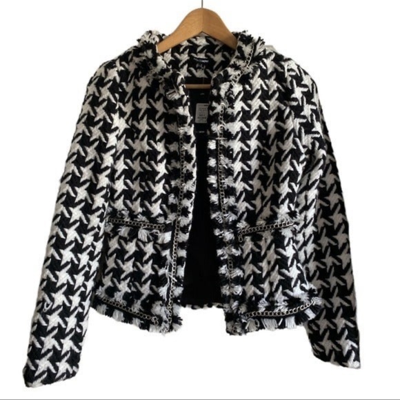 FASHION NOVA Houndstooth Chain Jacket - Picture 9 of 16